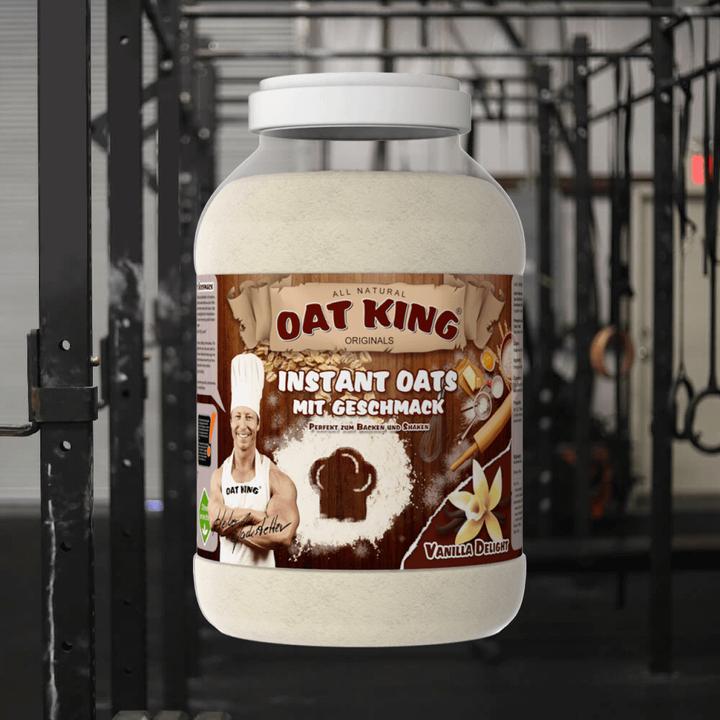 Image du produit Oat King 100% avoine complète en poudre avec arôme (boîte de 4000g) (Vanille, 1 pcs, 4000 g)