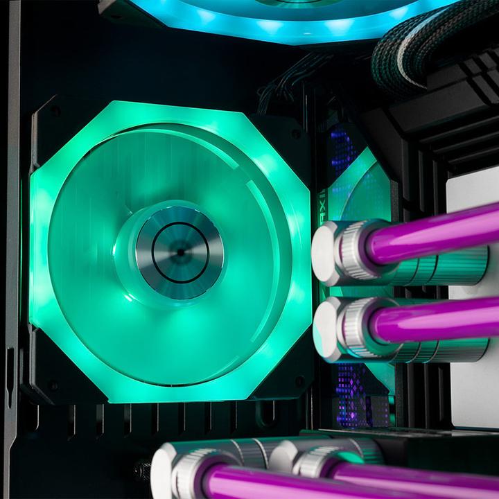 Immagine prodotto EKWB Ventola EK-Quantum Impulse 120 D-RGB PWM - 120 mm, nera (120 mm, 1 x)