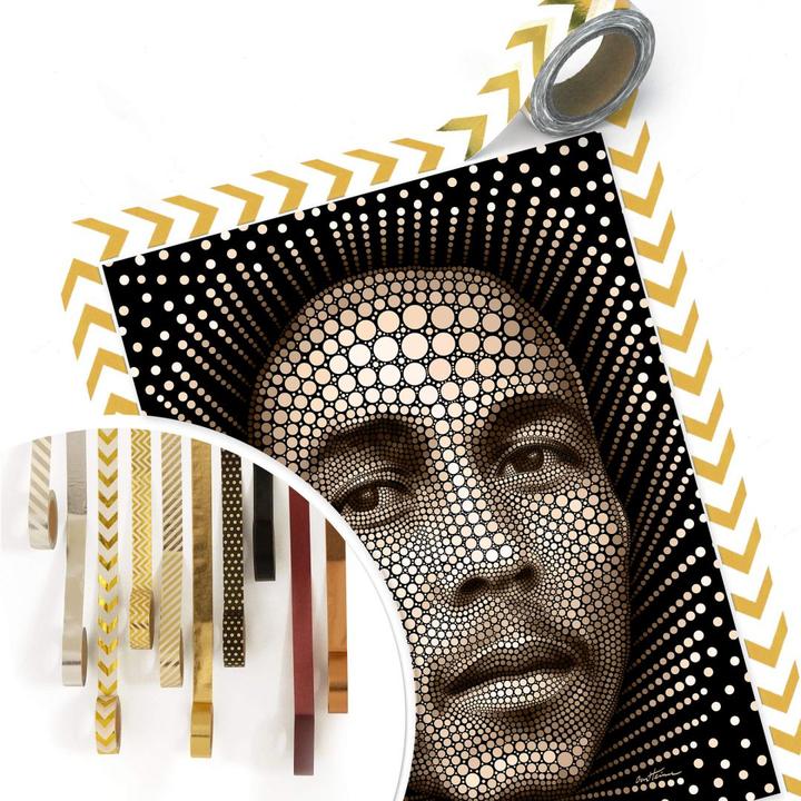 Produktbild Trenddeko Ben Heine - Circlism: Bob Marley (24 x 30 cm)