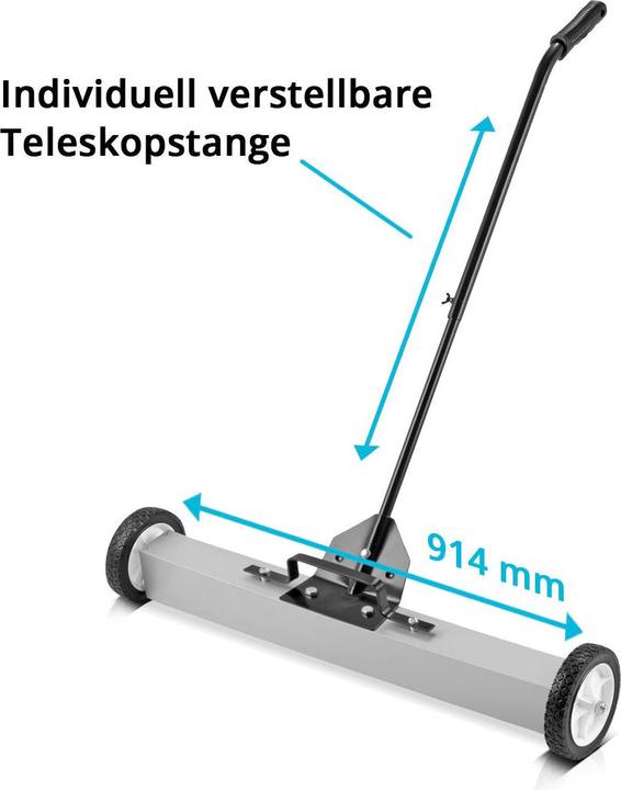 Immagine prodotto Stahlwerk Spazzatrice magnetica MBK-36 ST con larghezza di 914 mm e capacità di 22,5 kg