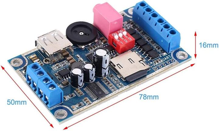 Immagine prodotto Dongker Scheda lettore di musica e voce, 10W