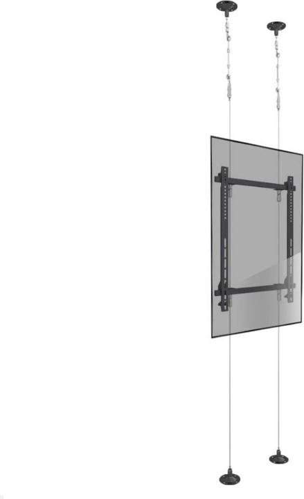 Image du produit MonLines MDH011 Support TV sol-plafond avec système de câbles 42 - 75 pouces (Sol, 75", 30 kg)