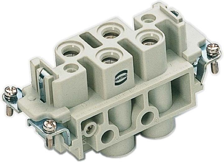 Immagine prodotto Harting Connettore HAN Com, inserto tipo 16Bhunstik Terminale a vite max 16mm2, 80A4 + 2 poli