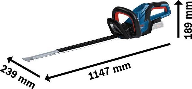 Actual product image Bosch Professional GHE 18V-60 Professional (Cordless hedgecutters)