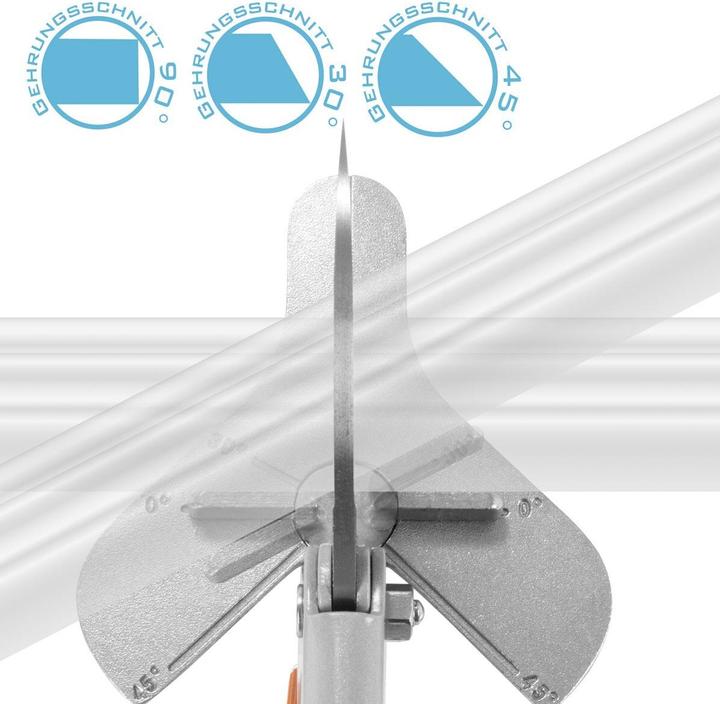 Image du produit Stahlwerk Cisaille à onglet | Cisaille à onglet Angle réglable 30° | 45° | 90 (14490 mm)