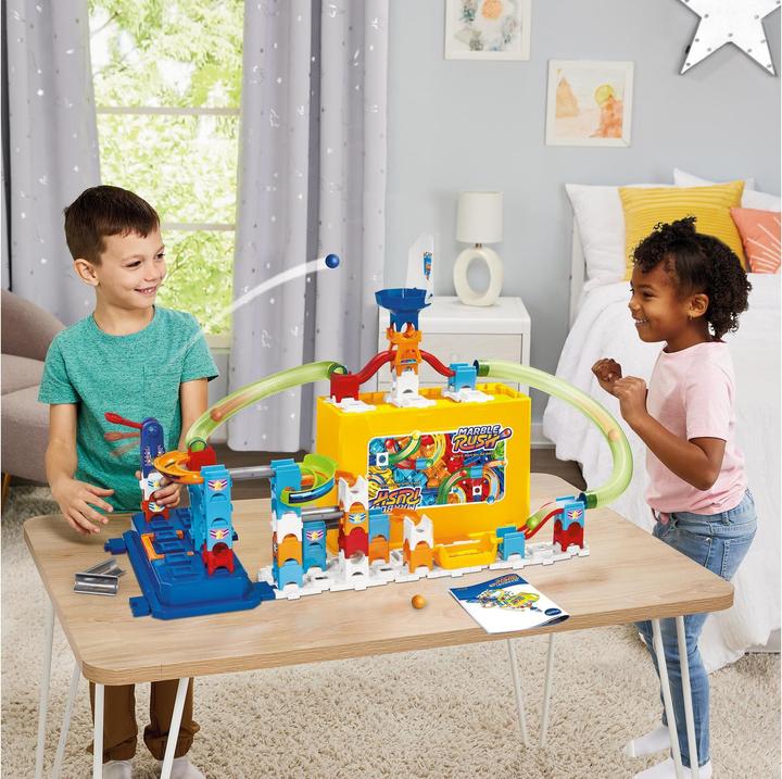 Productafbeelding VTech Marble Rush - Bouw & Bewaar Dozenset M400