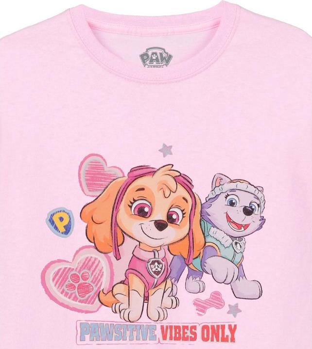 Image du produit Paw Patrol - T-shirt PAWSITIVE VIBES ONLY - Fille (116)