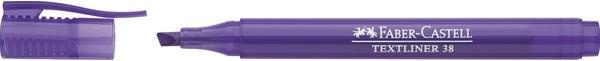 Actual product image Faber-Castell Highlighter 38 Pen shape (Violet, 5 mm, 1 x)