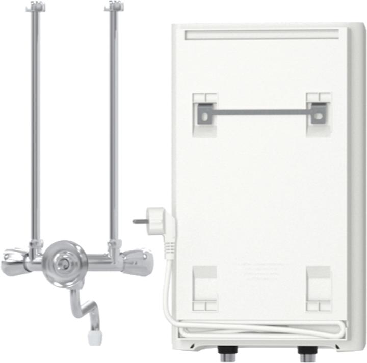 Actual product image Stiebel Eltron OFP 5 Trend with two-handle wall fitting VL and plug, over-counter boiler 5 litres low pressure, 2