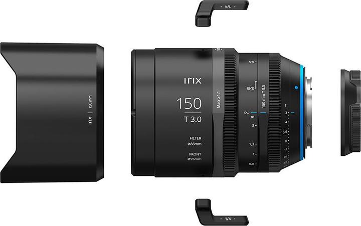 Actual product image Irix Fixed focal length 150 mm T3.0 Macro Cine (metric) (L-Mount, Micro Four Thirds, full size, APS-C / DX)
