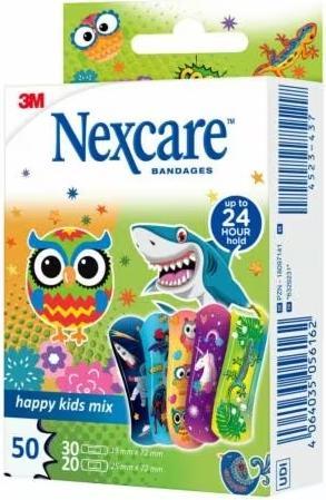 Actual product image Nexcare Happy Kids Mix (50 x)