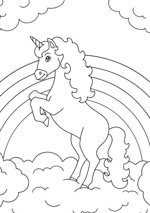 Image du produit Mon bloc de coloriage licorne