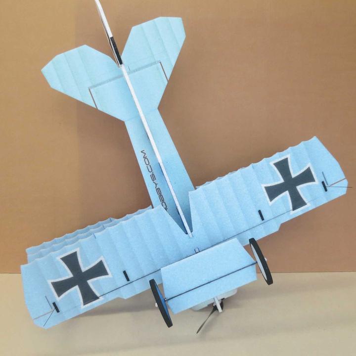 Image du produit RC Factory RC-Factory Crack FOKKER Dr.1 Triplane bleu LITE series (Voltige)