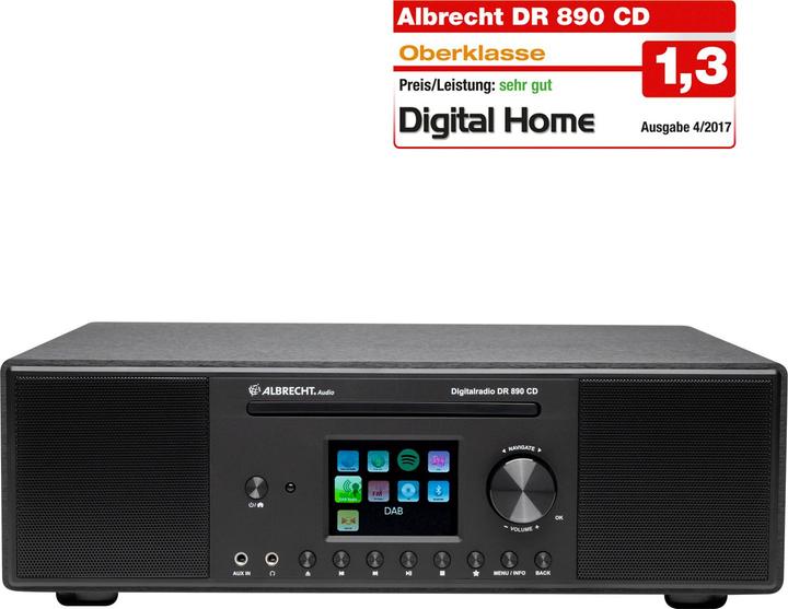 Actual product image Albrecht Dr 890 (Web radio, DAB+, Bluetooth, Wi-Fi)