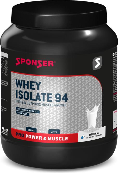 Actual product image Sponser Whey Protein 94 (Neutral, 1 pcs., 850 g)