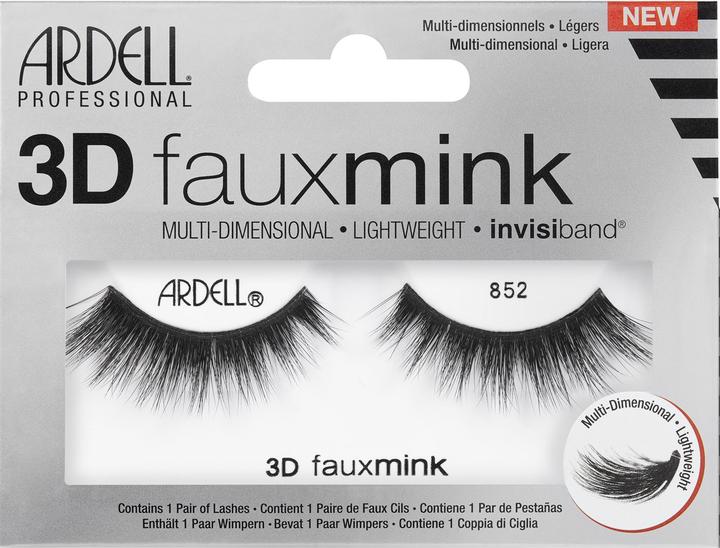 Actual product image Ardell False Lashes - 3D Faux Mink 852 (Artificial eyelashes)