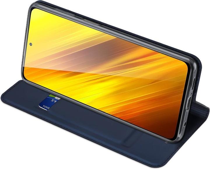 Immagine prodotto Dux Ducis Xiaomi Poco X3 - Custodia Flip Folio blu scuro (Xiaomi Poco X3 NFC)