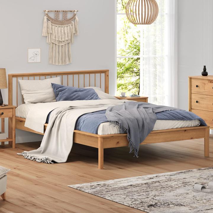 Actual product image IDIMEX Massivholzbett APOANA 140x200 cm – Eichefarben (140 x 200)