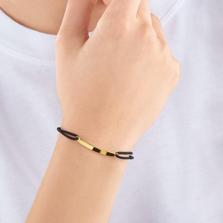 Produktbild Thomas Sabo Kette Little Secret Classic gold (27 cm, Nylon, 925 Sterlingsilber, 750 Gelbgold Vergoldung)