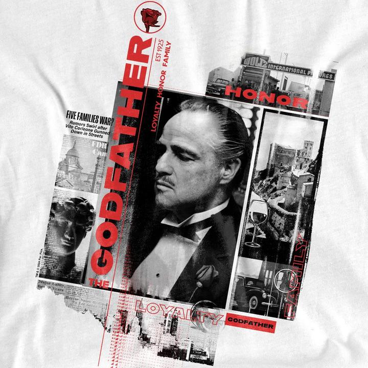 Immagine prodotto The Godfather Maglietta Don Vito Corleone Collage Adulto Unisex (XL)