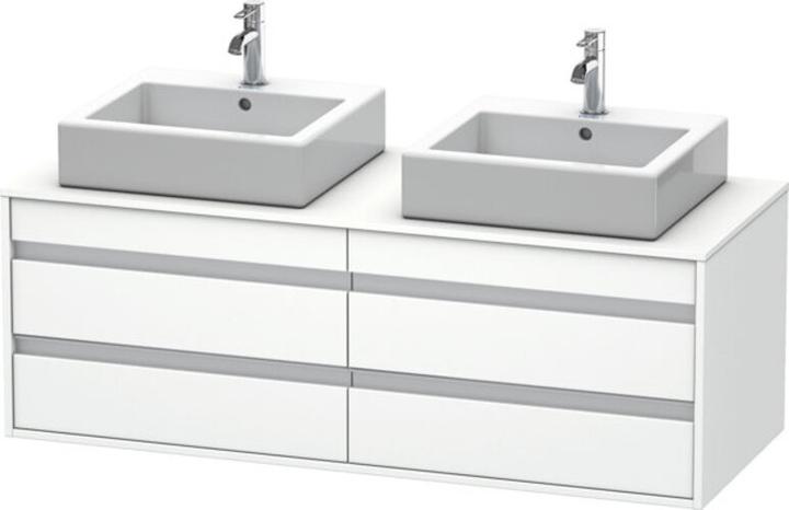 Duravit Waschtischunterbau KETHO 550x1400x496mm weiss matt
