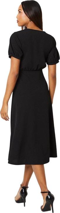 Image du produit Debenhams Womens/Ladies - Robe midi en jersey texturé avec ceinture (38 D)