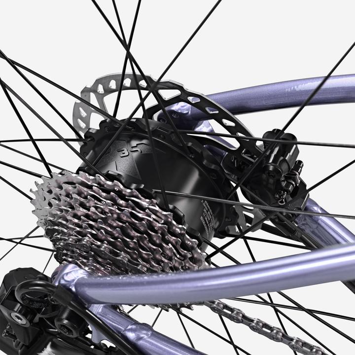 Actual product image Van rysel E-bike road bike E-EDR AF Shimano 105 Di2 2×12S purple