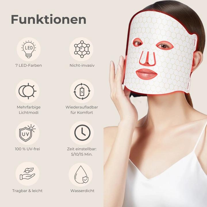 Immagine prodotto Beldura LED Lichttheraphie Gesichtsmaske