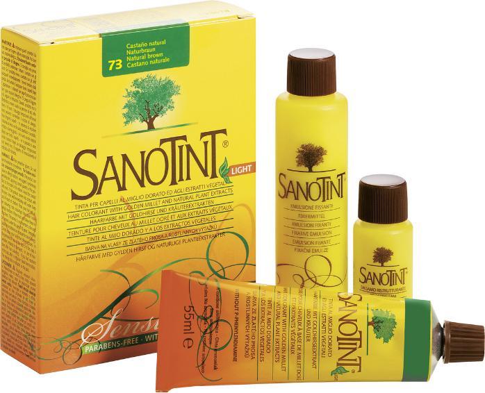 Actual product image Sanotint Sensitive Light (Natural brown)
