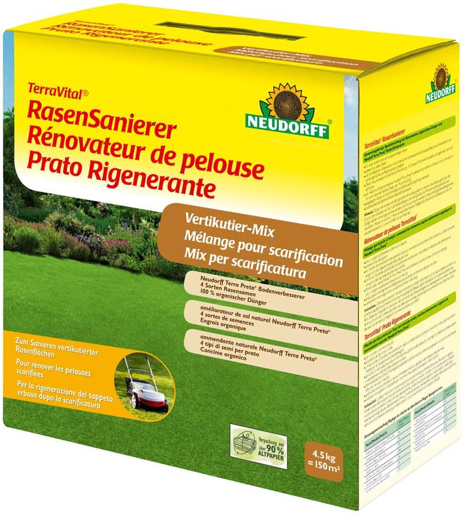 Image du produit Neudorff Rénovateur de pelouse TerraVita 4.5 kg (Réensemencement de la pelouse)
