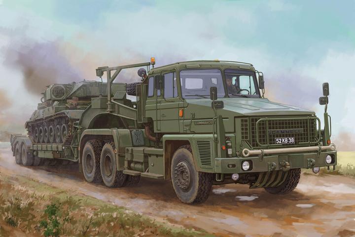 Actual product image Hobby Scammell Commander with 62 tonne Crane Fruehauf semi-trailer