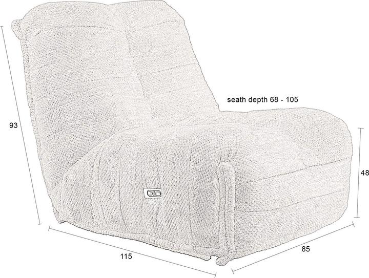 Produktbild Dutchbone Hamilton Lounge Chair Recliner