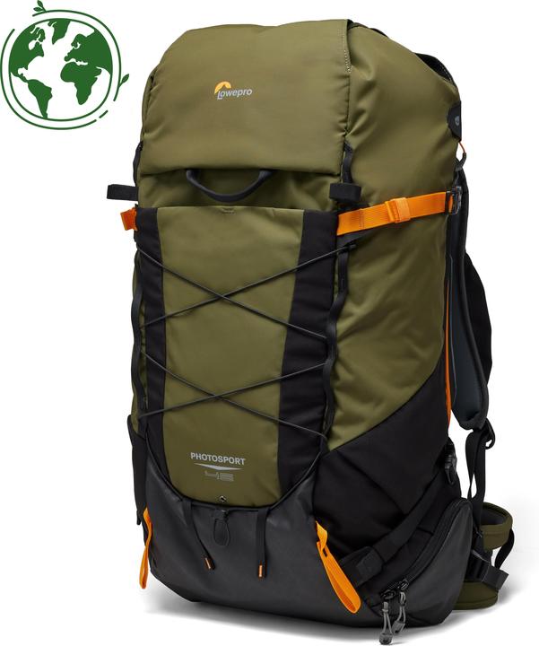 Actual product image Lowepro PhotoSport X BP AW Green Lin (Camera shoulder bag, 48 l)