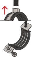 Produktbild Fischer Rohrschelle FRS 32-37 M8/M10