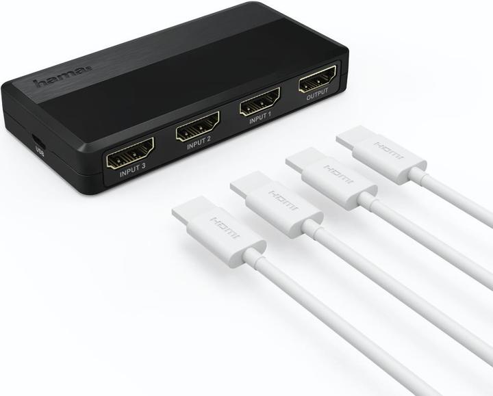Actual product image Hama HDMI Switch 3x1