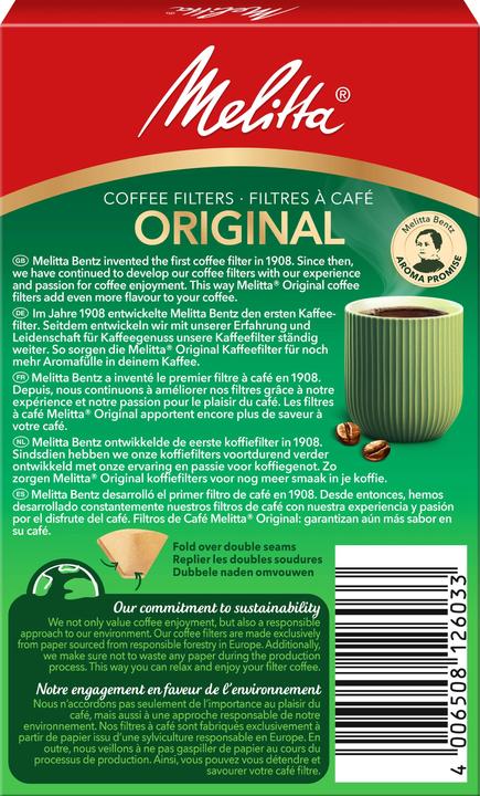 Produktbild Melitta Original 100 / 40 Stück