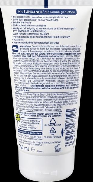 Produktbild dm Sundance MED Ultra Sensitiv (Sonnengel, SPF 30, 15000 ml)