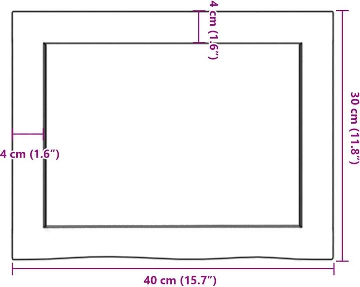 Actual product image VidaXL Emerald (40 x 6 x 30 cm)
