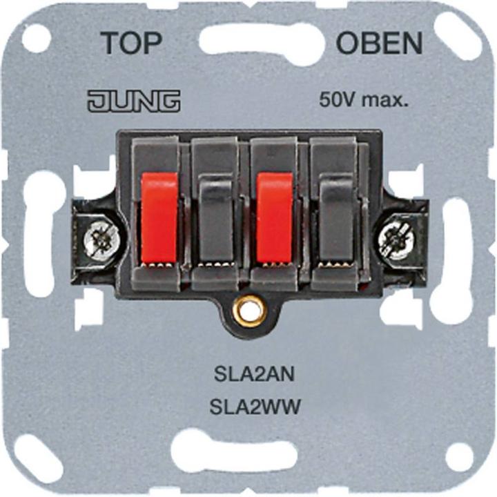 Actual product image JUNG Stereo speaker junction box