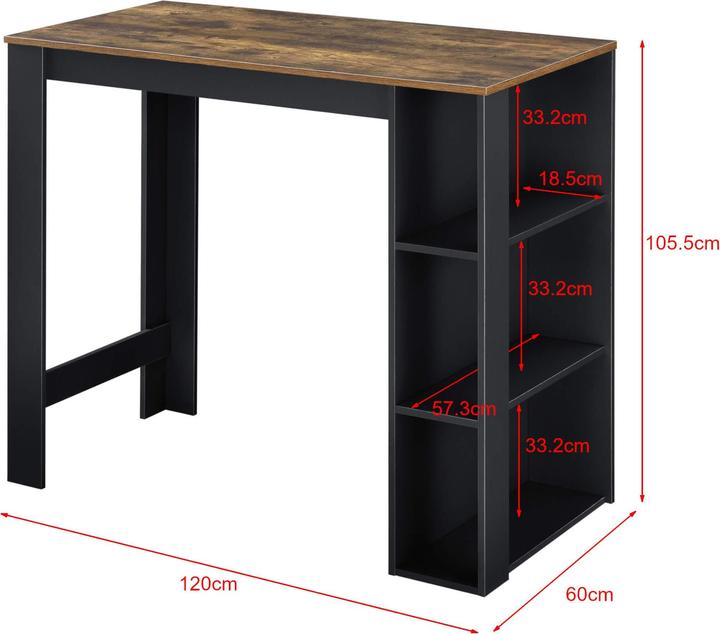 Actual product image En.Casa Danderyd (120 x 60 x 105 cm)