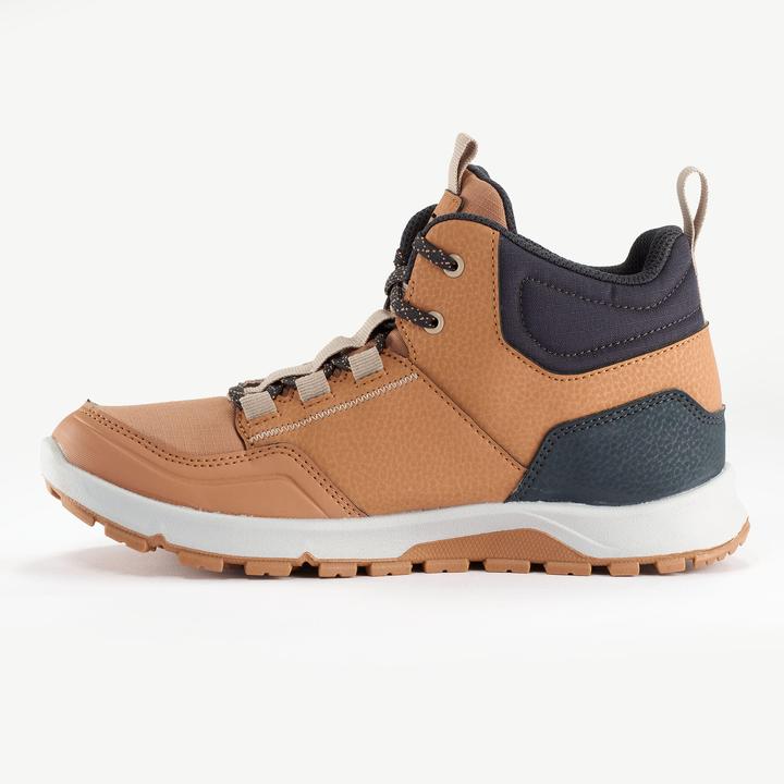 Actual product image Quechua Hiking shoes children size 35-38 half high - NH500 brown (36)