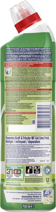 Produktbild Domestos WC-Gel LIME 12x750ML