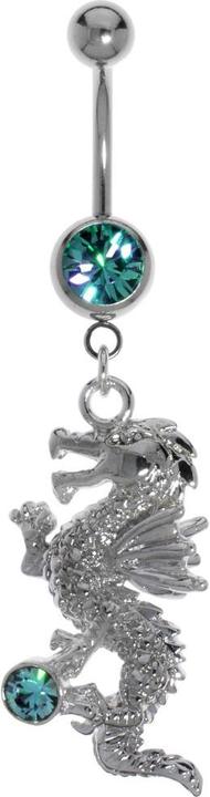 Produktbild Bijouteria Bauchpiercing (Chirurgenstahl 316L, Kristall, Messing rhodiniert)