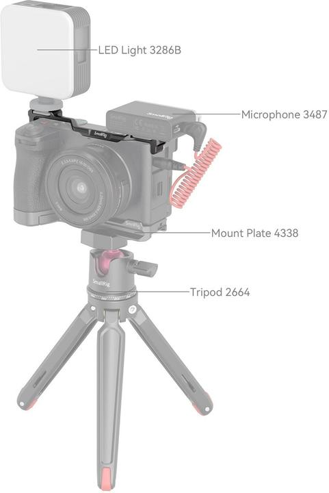 Image du produit SmallRig Plaque de montage Sony Alpha 6700 Dual Cold Shoe