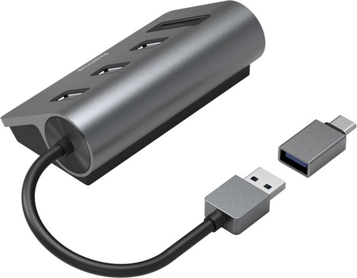 Actual product image Hama USB Hub (USB-C, 5 Ports)