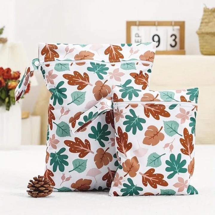 Actual product image ASMI 2 Stück Wetbag Windeltasche Set 36x26cm + 25x19cm