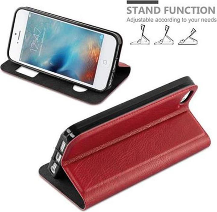 Actual product image Cadorabo Book with View double window cover (Apple iPhone 5)