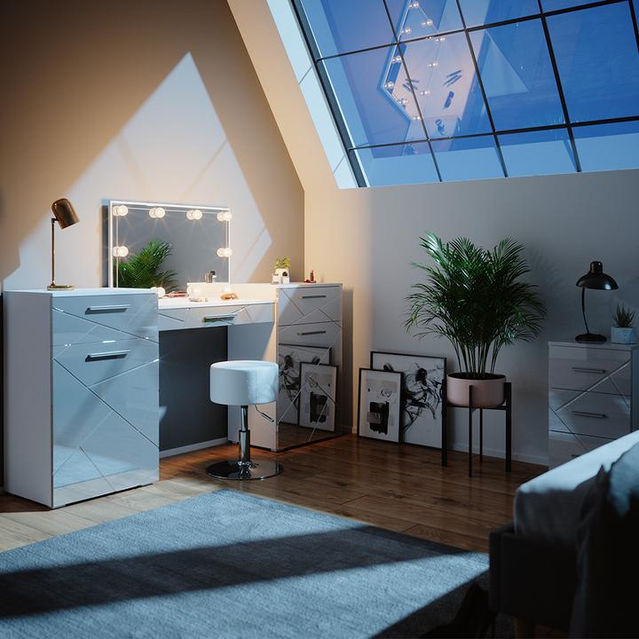 Immagine prodotto Vicco Irma con sgabello e illuminazione (190 x 90 x 39 cm)