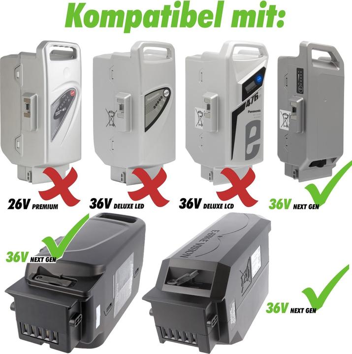 Produktbild Panasonic 42V Schnell-Ladegerät NKJ071A 36V 4A für NextGeneration Akku, Gazelle (E-Bike Ladegerät)