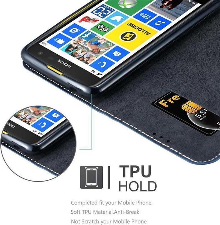 Actual product image Cadorabo Book X Wallet Cover (Nokia Lumia 625)
